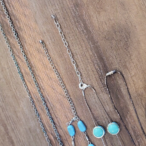 Turquoise, Silver Tone, & Gold Tone Vintage & Contemporary Jewelry Jubilee - Picture 15 of 16